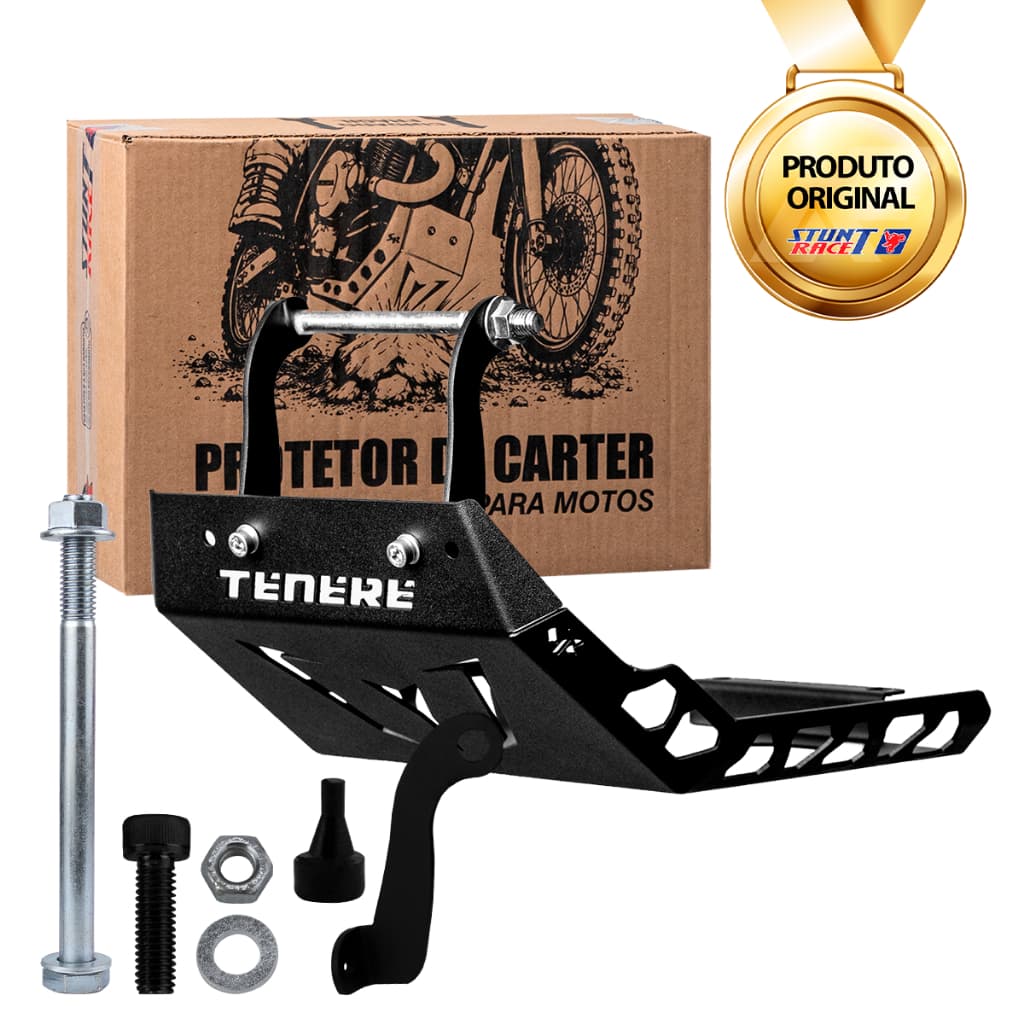 Protetor de Carter Tenere 250 Preto Esportivo Stunt Race