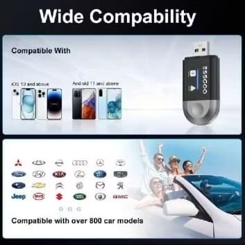 CARPLAY ADAPTER SEM  FIO ESSGOO