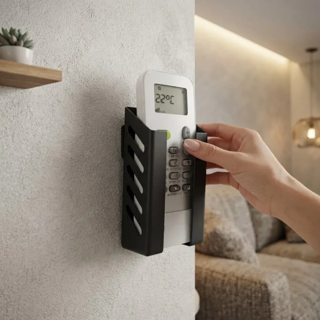 Suporte De Parede Porta Controle Remoto Ar Condicionado Tv Ventilador  Casaquarto Sala Escritório