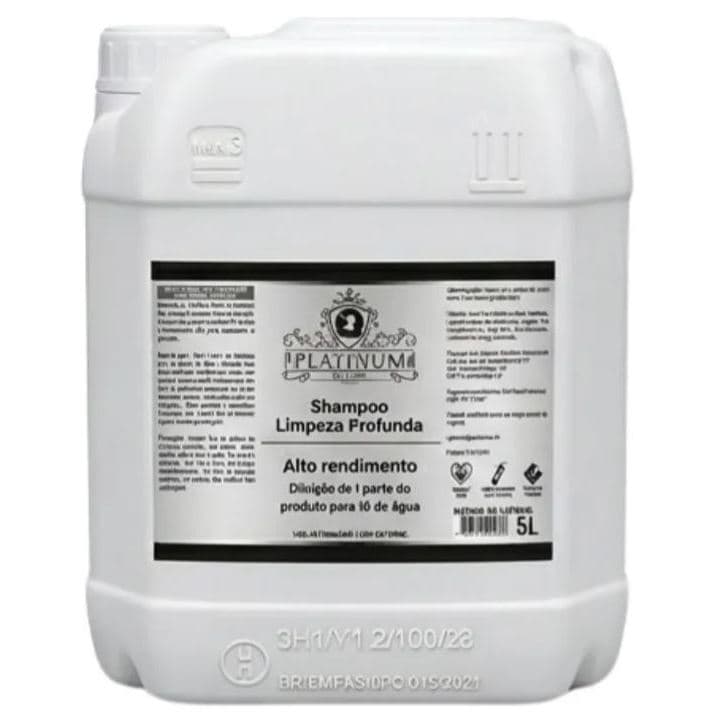Shampoo Limpeza Profunda Platinum Pet Family 5 Litros Cães e Gatos Banho e Tosa