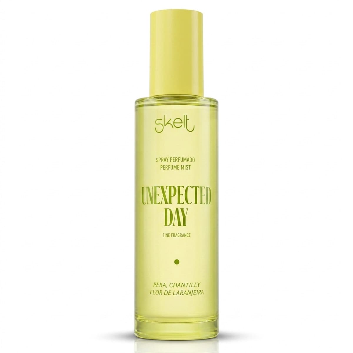 Spray Perfumado Unexpected Day 100ml Skelt Perfume Feminino Marcante Fixação Prolongada Dia a dia