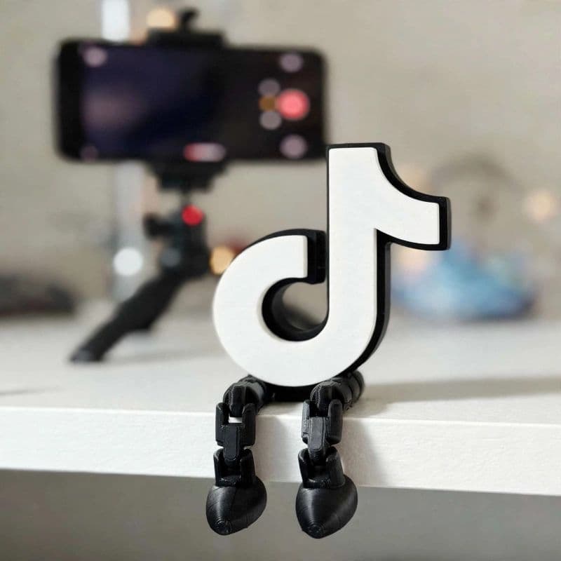 Decorativo TikTok Articulado Para Estúdio, Live e Gravação