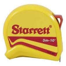 Trena de Bolso 3m 10 pés com Trava Profissional Starrett TS12-3ME / KTS12-3ME Original