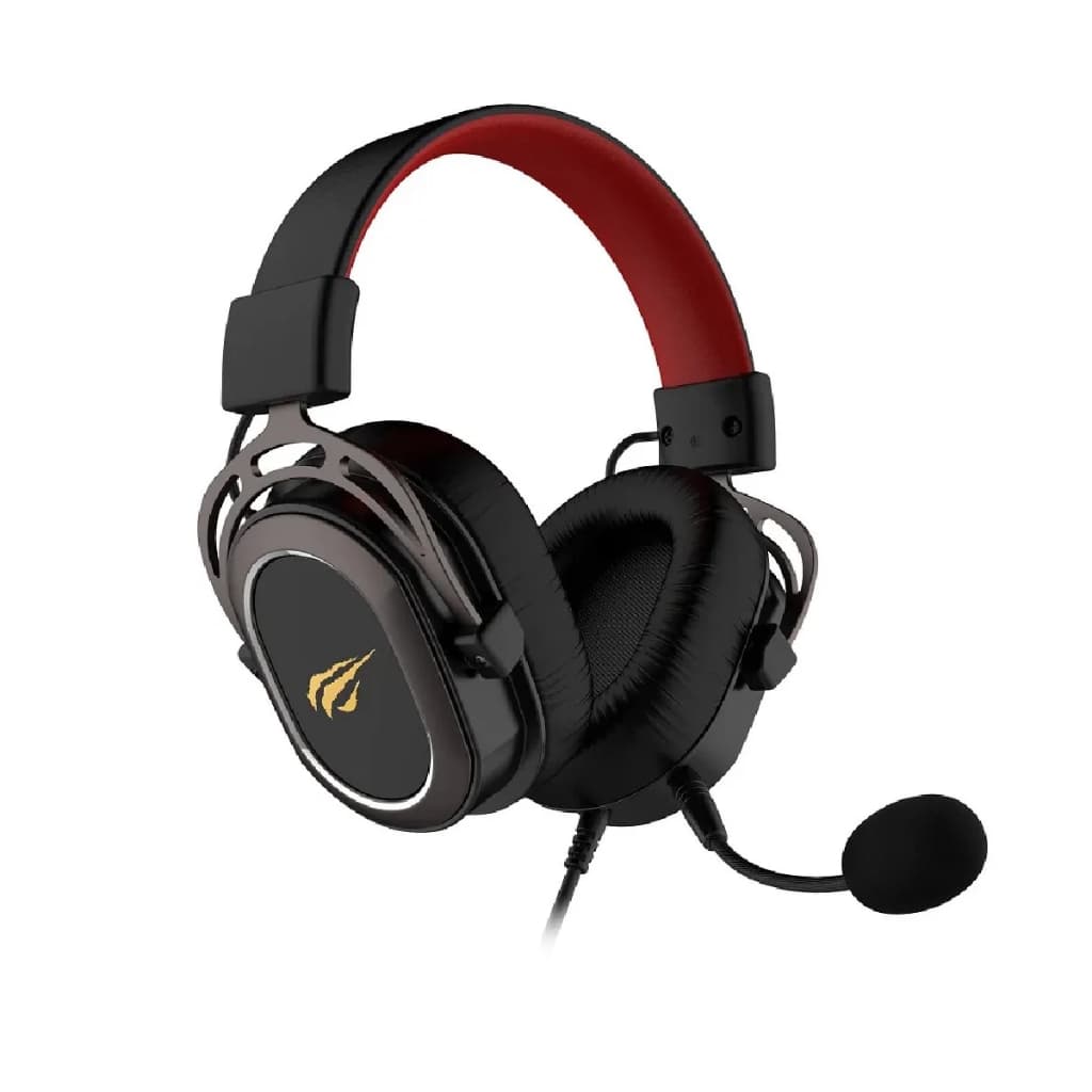 Headset Gamer Havit Gamenote H2008d Microfone Removível Preto/Vermelho unisex