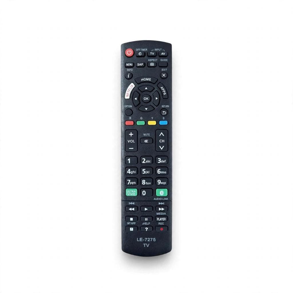 Controle Remoto Compativel TV Panasonic Smart LCD C/ Netflix / Ultra Vivid / Home / Apps Lelong LE-7275