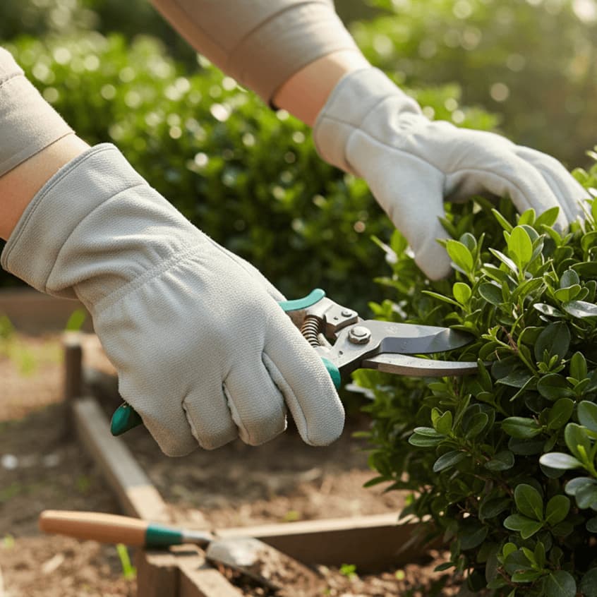 Par Luva Para Jardinagem Com Proteção Contra Espinhos E Atritos Luva Com CA