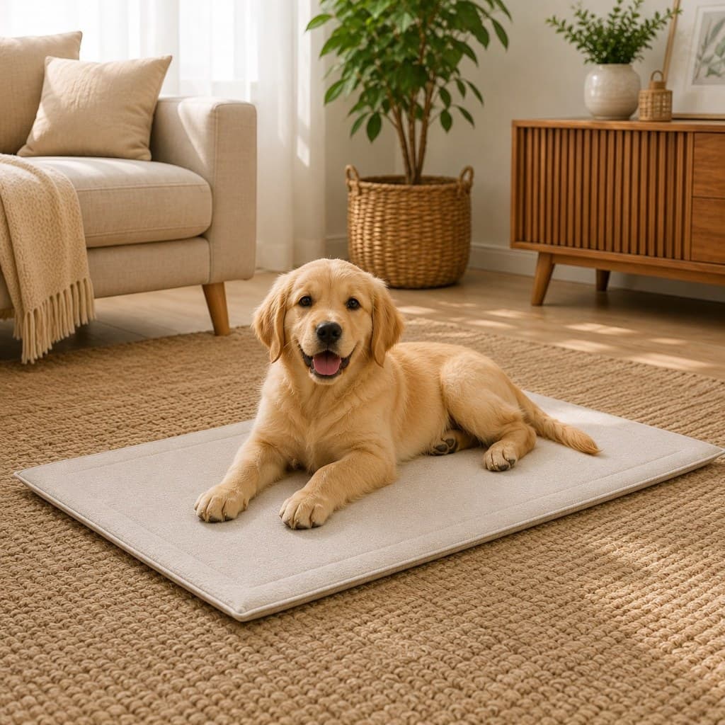 Colchonete Cama Pet Premium Linho Resistente Para Cachorro Gato Pequeno Médio Grande Lavável