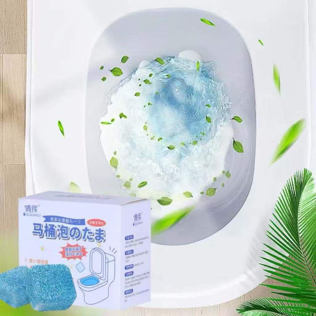 Pastilha Limpa Vaso Sanitário Efervescente – Limpeza Profunda, Antibacteriana e Perfumada