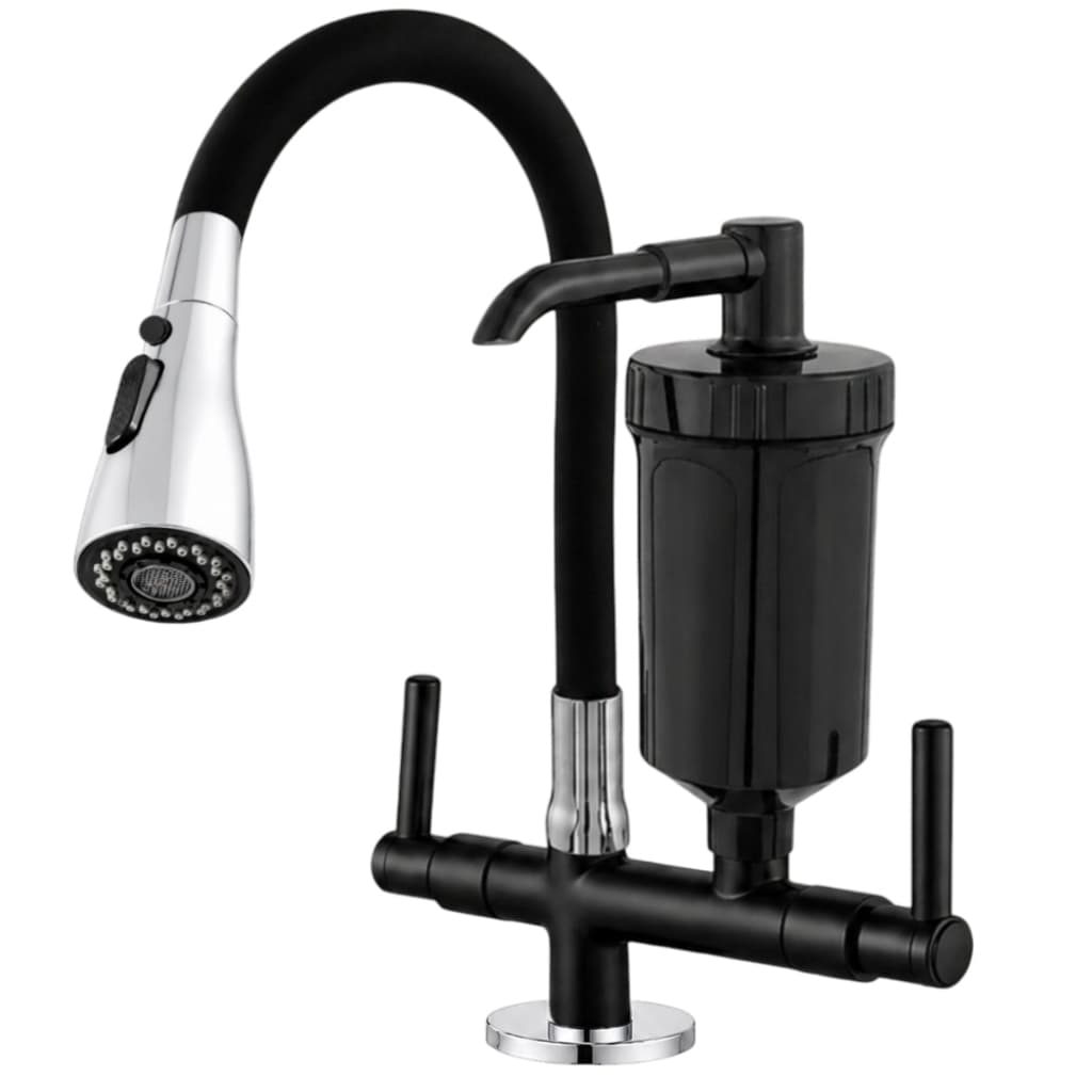 Torneira Com Filtro Tubo Gourmet Flexível Bancada