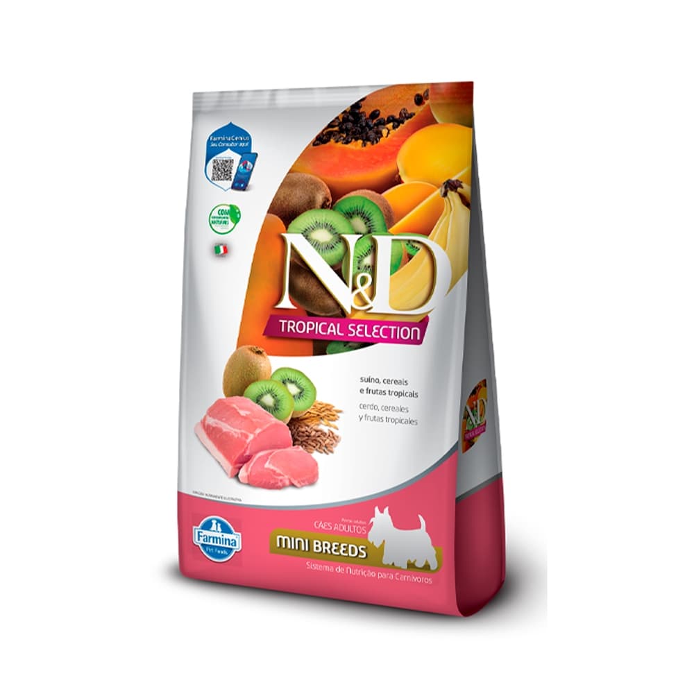 Ração Farmina ND Tropical Selection para Cães Adultos de Porte Mini 2,5kg