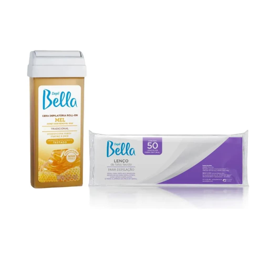 Cera Depilatória Bella Cera Roll-on Mel
