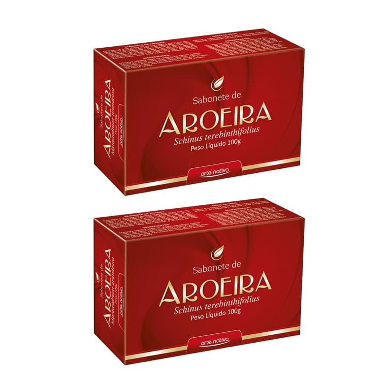 Kit Com 2 Sabonete de Aroeira 100g Arte Nativa