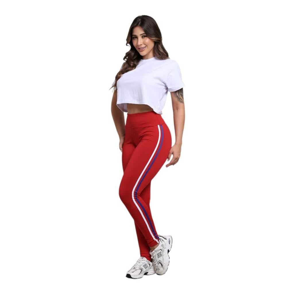 Calça Legging Feminina Treino Academia Fitness Modeladora Suplex poliamida premium