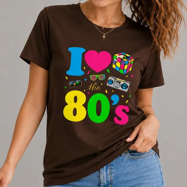 Camiseta Anos 80 Blusa Camisa T-shirt Modinha Algodão Casual Premium