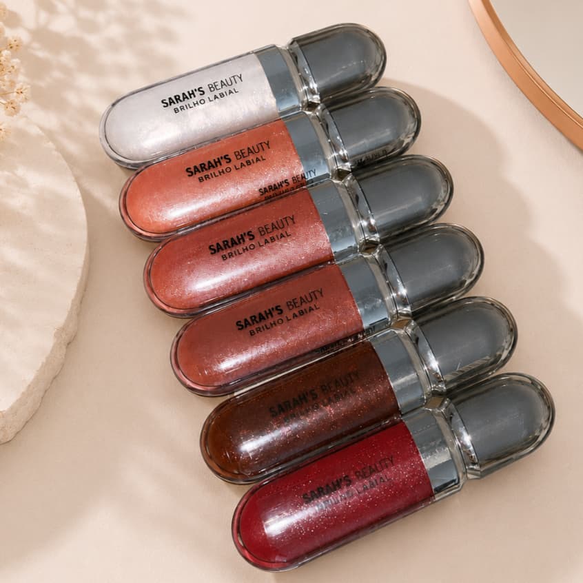 Gloss Labial Sarah’s Beauty — Brilho Intenso — Hidratação