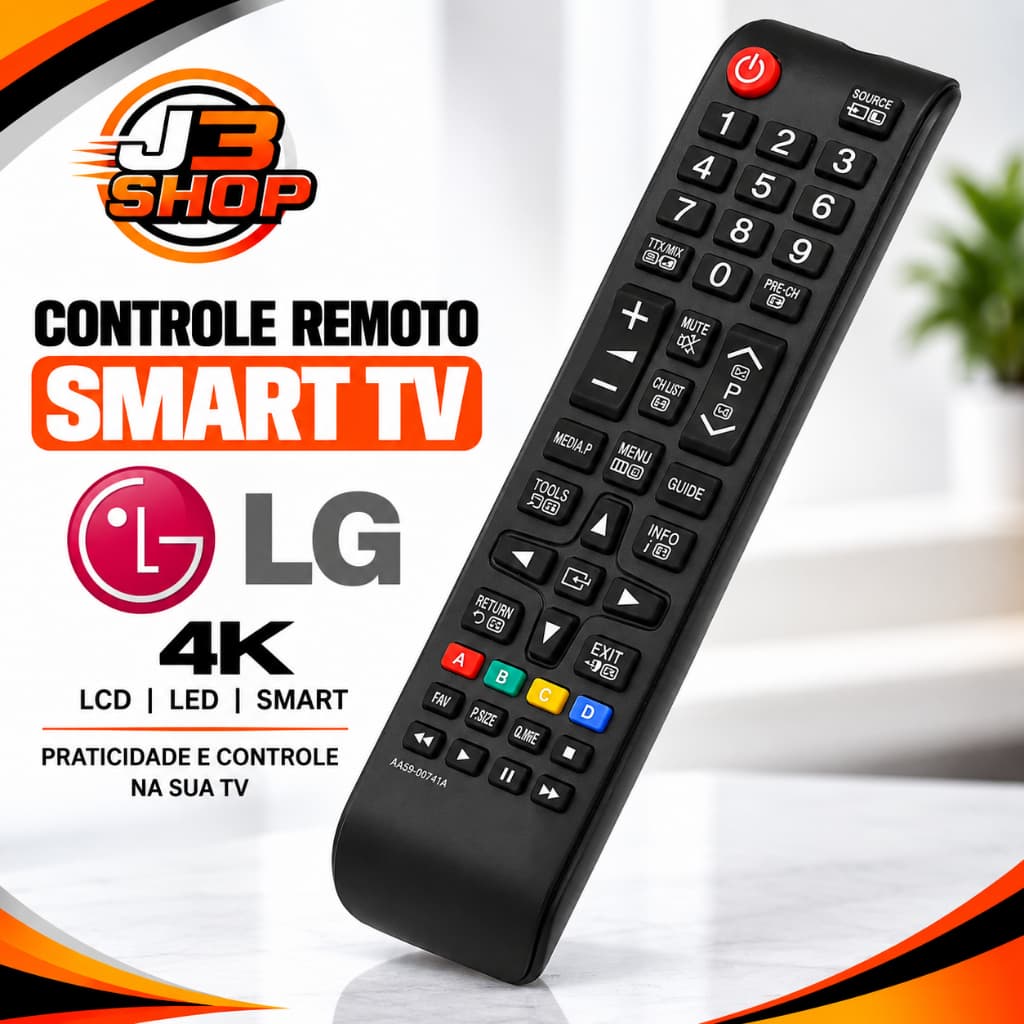Controle Remoto Para Smart Tv LG 4k