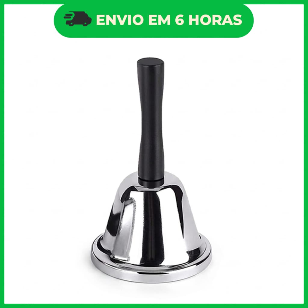 Sino De Mão - Campainha Recepção Chama Atenção Restaurante