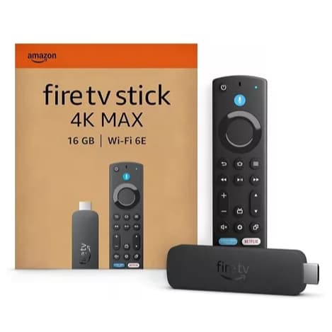 Amazon Fire TV Stick 4K Max 2ª Geração 2025 | Wi-Fi 6E | 16GB | Alexa | Ultra HD 4K HDR | Original Lacrado