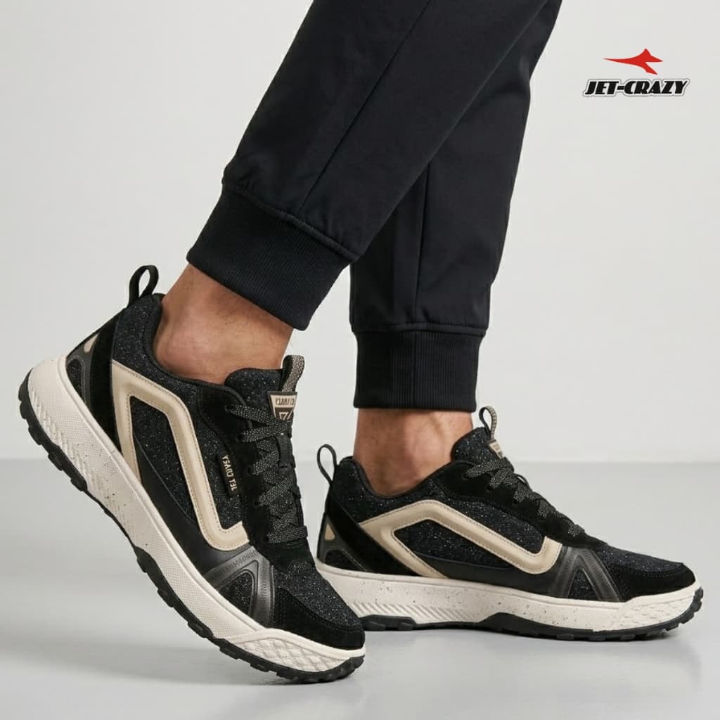 Tênis Masculino Jet Crazy Casual Esportivo Leve Macio Academia Caminhada P357