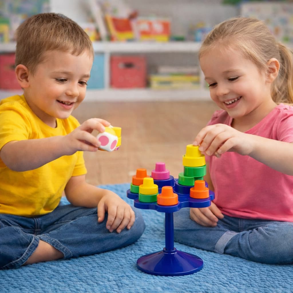 Balança Peças Coloridas Brinquedo educativo