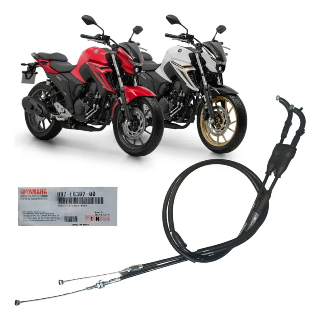 Cabo Do Acelerador Fazer Fz25 2018 A 2024 Original Yamaha