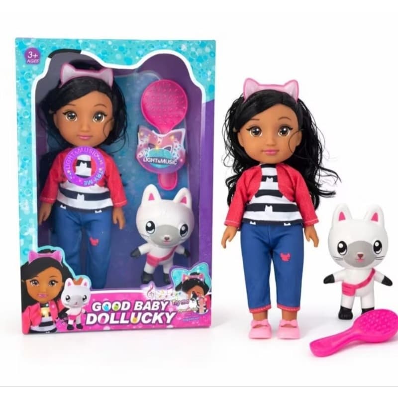 brinquedo Boneca Gabby Girl A Casa Magica GabbysDollhouse Musical 29Cm Som E Luz Envio Imediato