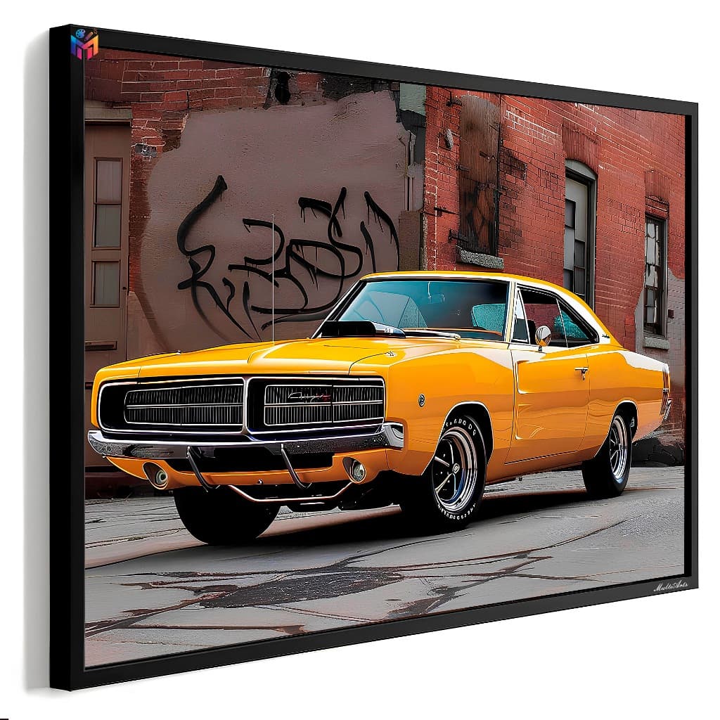 Quadros Decorativos Carros Antigos Luxo Relíquias Camaro Mustang Decoração Para Oficina Sala Quarto Hall Escritório
