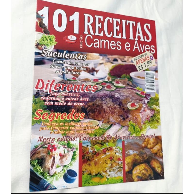Revista 101 receitas de carnes e aves
