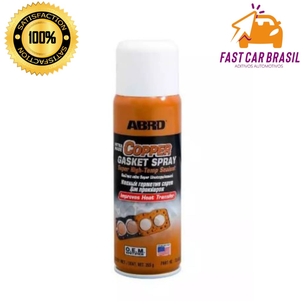 Junta Líquida de Cobre Spray ABRO COPPER GASKET CG-418-R 255g - Selante Formador de juntas.