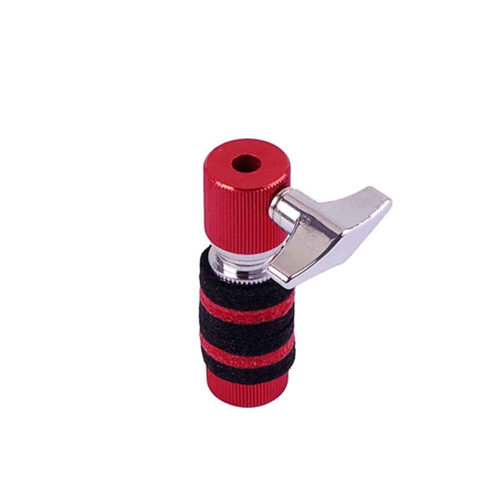 PRESILHA CHIMBAL HI HAT  ALUMINIO COM TRAVA DE ROSCA VERMELHO