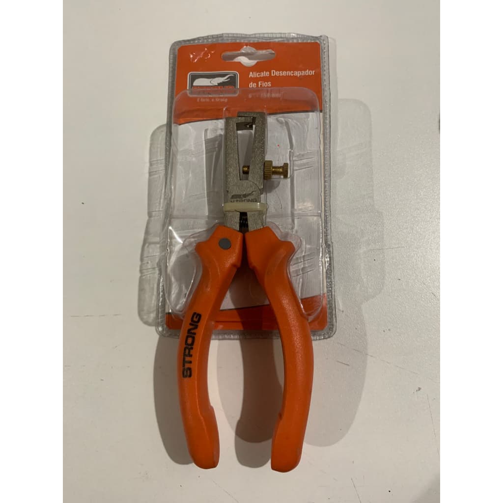 ALICATE DESENCAPADOR DE FIOS 6"-150 mm STRONG