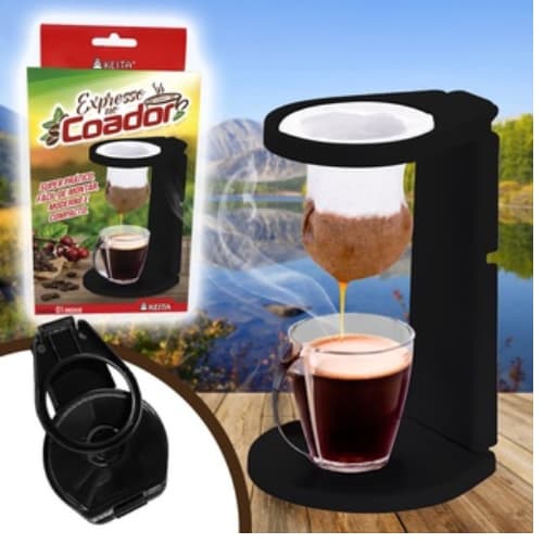 Mini Coador De Café Dobrável Com Suporte Individual Expresso