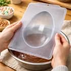 Forma Para Ovo De Páscoa 1 Kg 3 Partes Silicone E Plástico