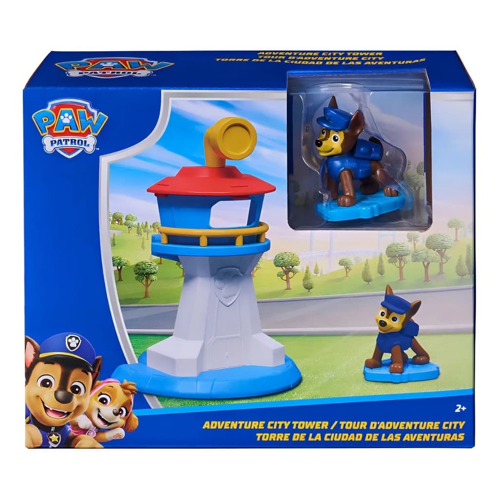 Patrulha Canina - Mini Playset Torre De Aventura Azul