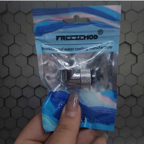 fitting/adaptador 90° para water cooler 12 mm (rosca G1/4)Custom