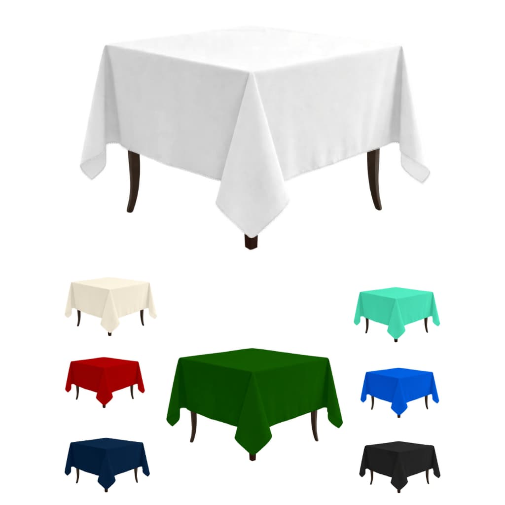 KIT 06 TOALHA DE MESA OXFORD 1,50 x 1,50 FESTA BUFFET RESTAURANTE EVENTO DECORAÇÃO PROMOÇÃO