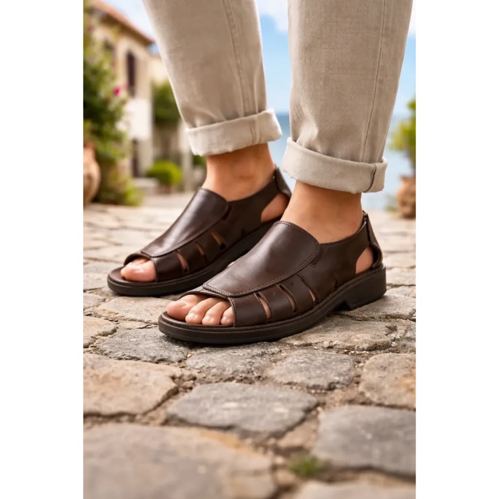 Sandália Masculina Itapuã Tradicional em Couro Legítimo 1602z18