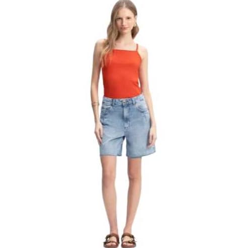 Blusa feminina regata canelada Essendi