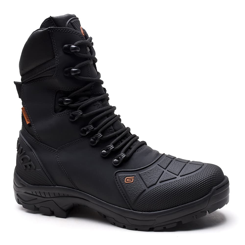 Bota Masculina Motoqueiro Impermeável Gogowear Couro Premium Com C.A