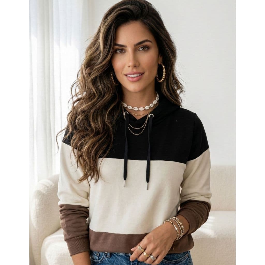 Moletom Capuz Feminino Felpudo Blusa Quentinha Estilosa Casaco Cores da Moda