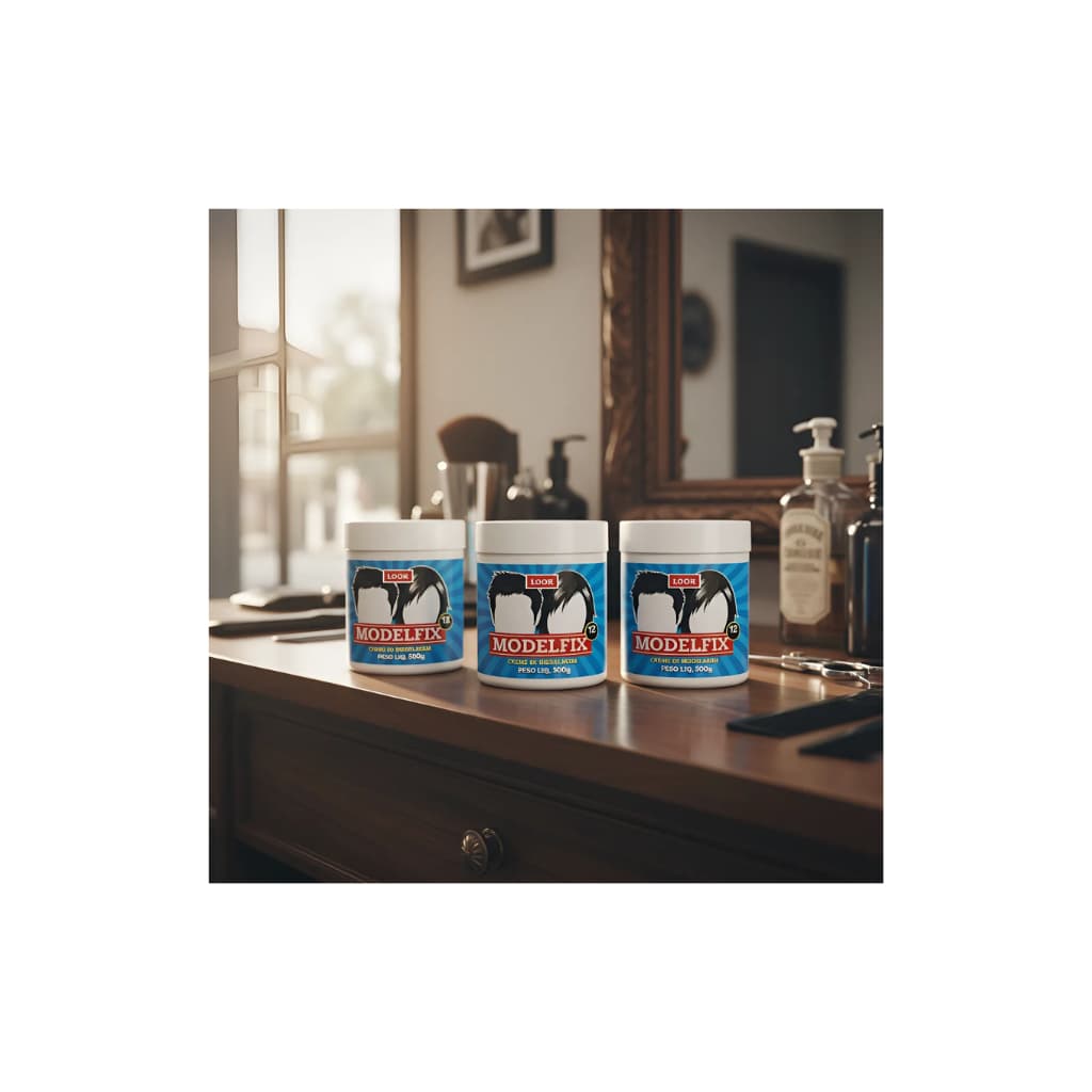 Creme de Modelagem Modelfix Look 500g Kit com 3 unidades