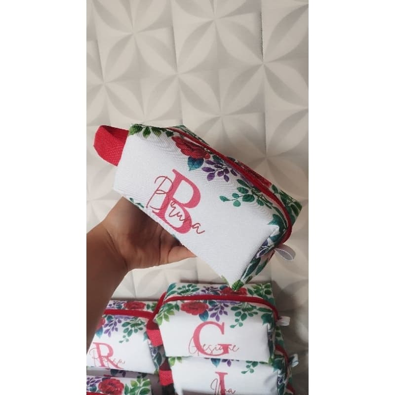 kit 5 Necessaire Box Personalizada para Lembrancinhas Aniversário Brinde para Empresas