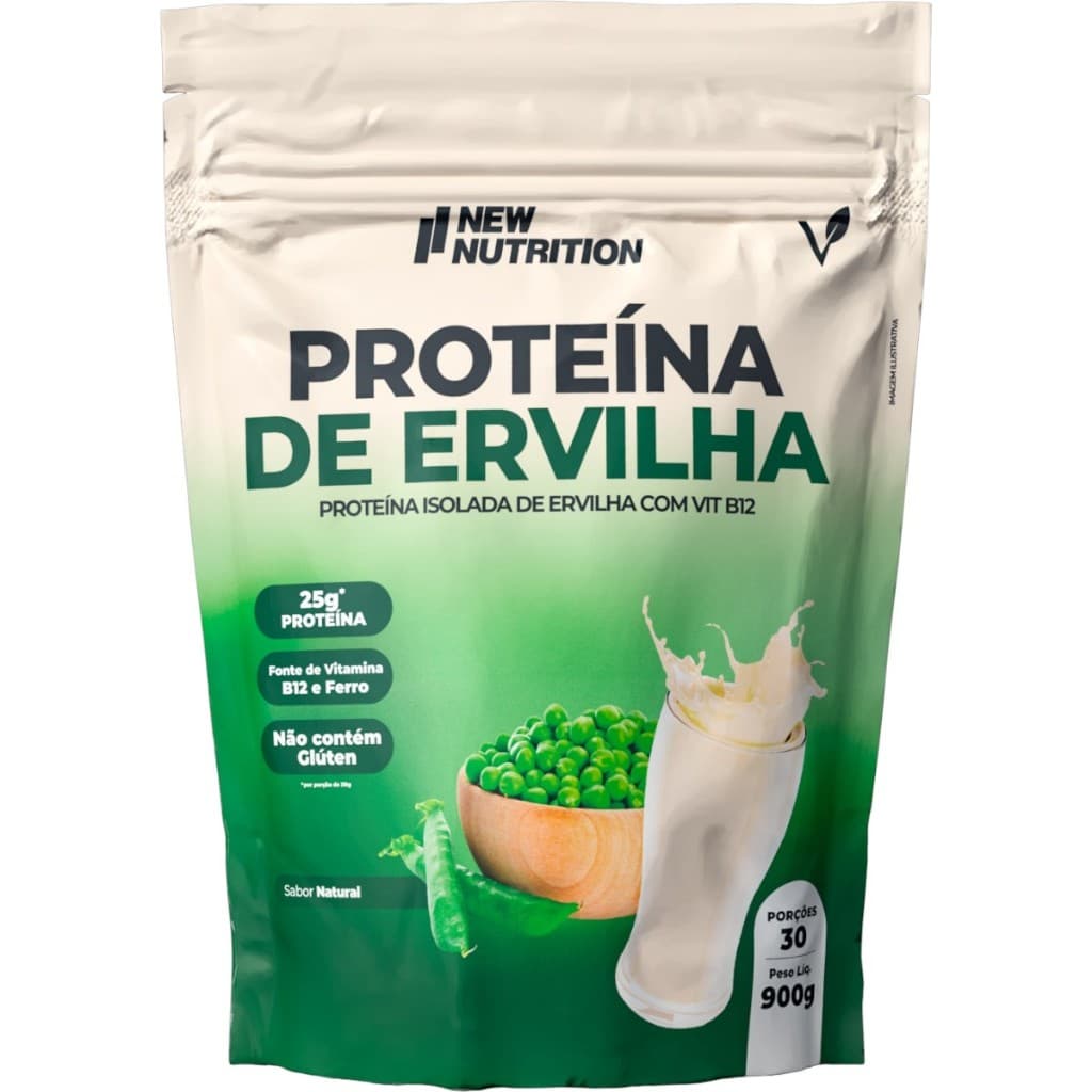 Suplemento Proteína Da Ervilha Sabor Natural Sachê De 900g
