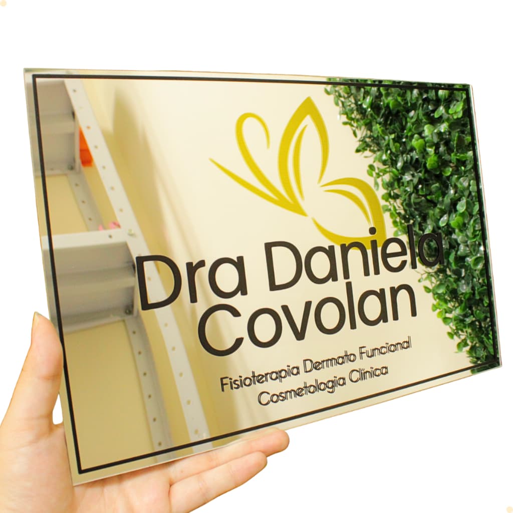 PLACA  ACRÍLICO PROFISSÕES PERSONALIZADA - 20x30cm