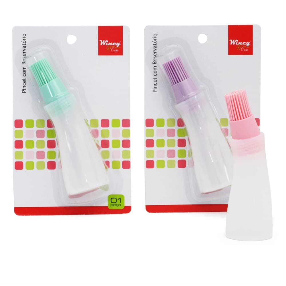 PINCEL CULINARIO DE SILICONE COM RESERVATORIO