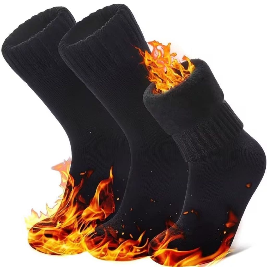 Meia Térmica Unissex Grossa Forrada Peluciada Quente Inverno 36 ao 44