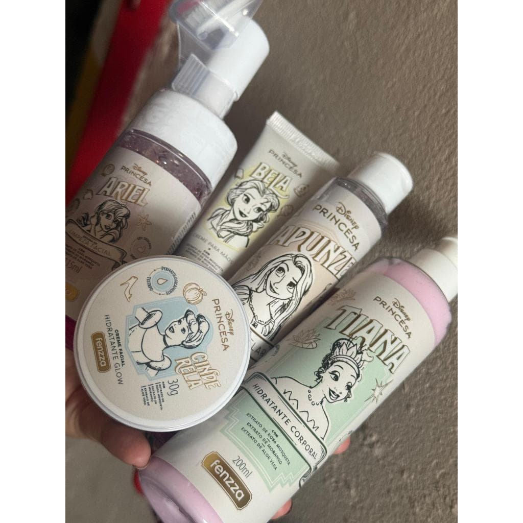 Kit Skincare Completo Fenzza Princesas Disney –  Cuidados com a Pele
