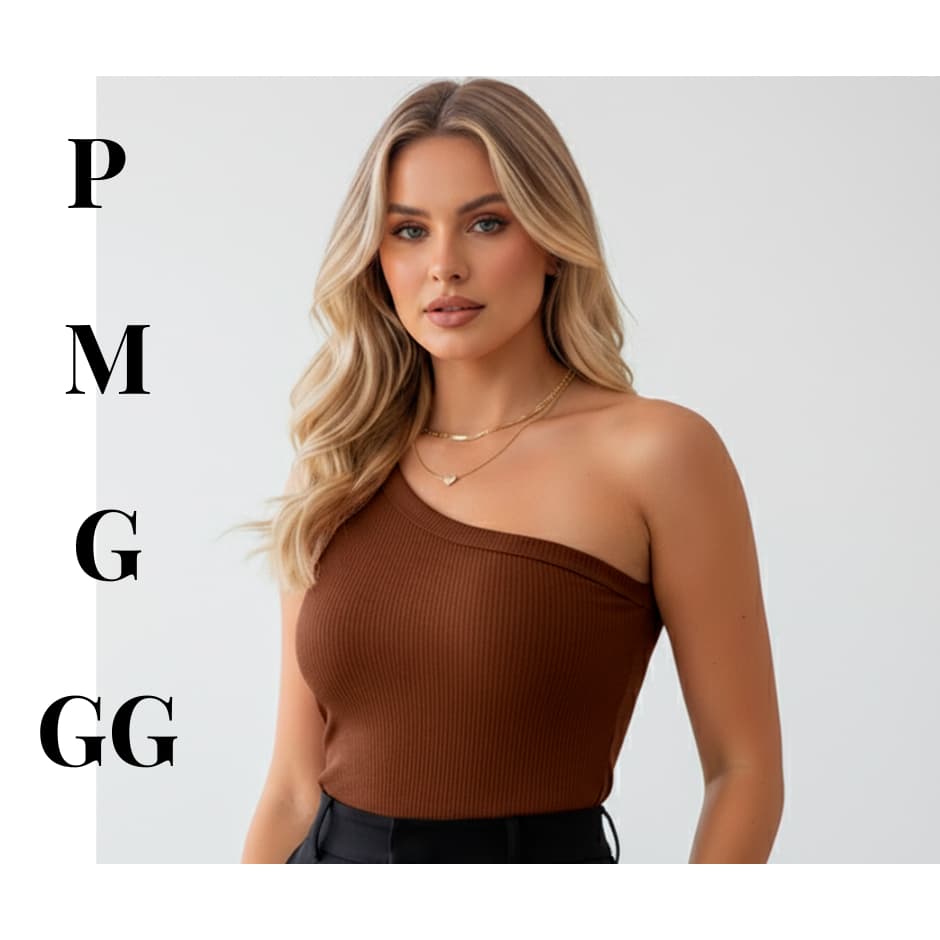 Blusa Feminina Ombro Só Canelada – P ao GG | Fabricação Própria | 4 Cores | Envio Imediato.