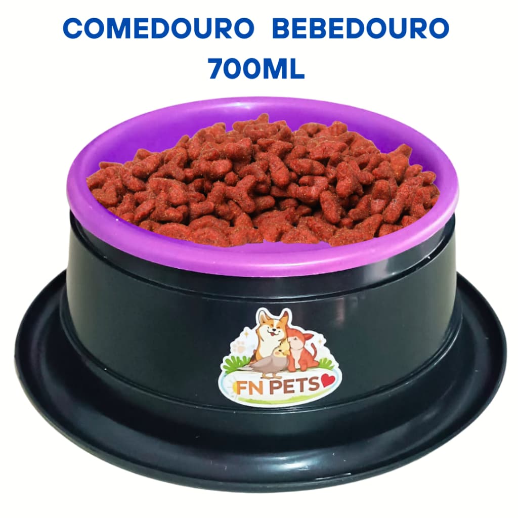 Comedouro Bebedouro Antiformiga para Pets 700ml Cachorro e Gato Seguro e Prático para Ração e Água