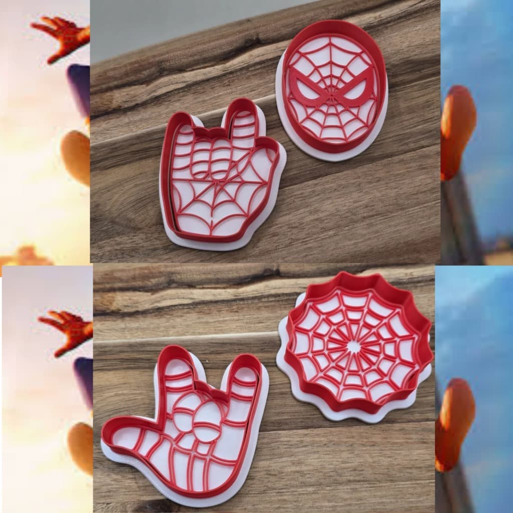 Cortador de biscoito Homem Aranha